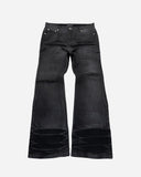 Bootcut Waxed Grey Jeans
