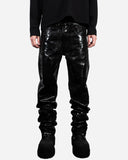 Silicone Waxed Straight Jeans