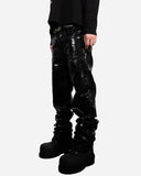 Silicone Waxed Straight Jeans