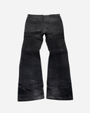 Bootcut Waxed Grey Jeans