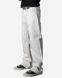 Raw Ecru Straight Jeans