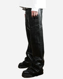 Silicone Wax Flared Jeans