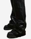 Silicone Wax Flared Jeans