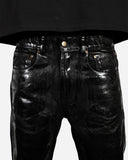 Silicone Waxed Straight Jeans