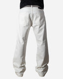 Raw Ecru Straight Jeans