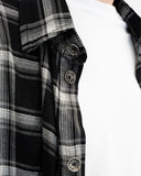 B/W Tartan Overshirt